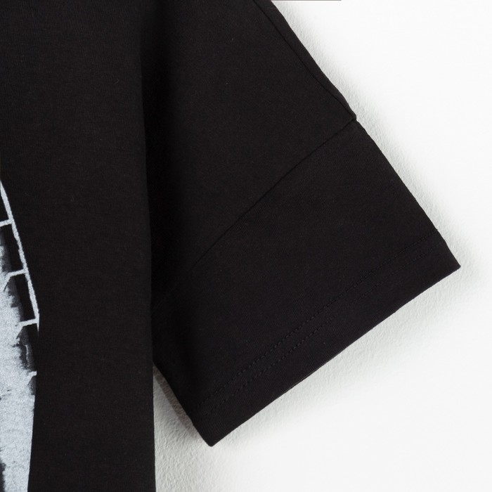 Футболка детская MINAKU Bright, цвет чёрный, рост 122 Футболка детская MINAKU Bright, цвет чёрный, рост 122