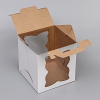 Кондитерская упаковка,"Бабочка" 2 окна, 26 х 26 х 28 см Кондитерская упаковка,"Бабочка" 2 окна, 26 х 26 х 28 см