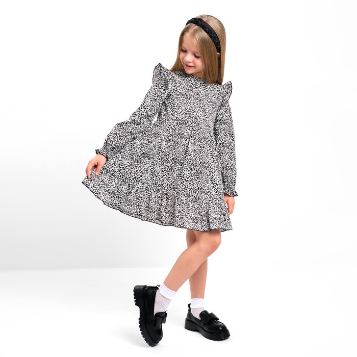 Платье детское KAFTAN "Леопард", размер 30 (98-104 см)