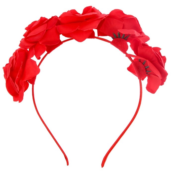 Карнавальный ободок &laquo;Красные розы&raquo;