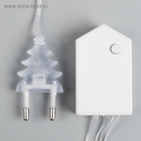 Гирлянда «Нить» 10 м с насадками «Игла», IP20, прозрачная нить, 100 LED, свечение белое, 8 режимов, 220 В Гирлянда «Нить» 10 м с насадками «Игла», IP20, прозрачная нить, 100 LED, свечение белое, 8 режимов, 220 В