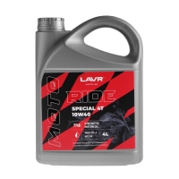 Моторное масло LAVR MOTO RIDE SPECIAL 4Т 10W40 SN, 4 л Ln7748 Моторное масло LAVR MOTO RIDE SPECIAL 4Т 10W40 SN, 4 л Ln7748
