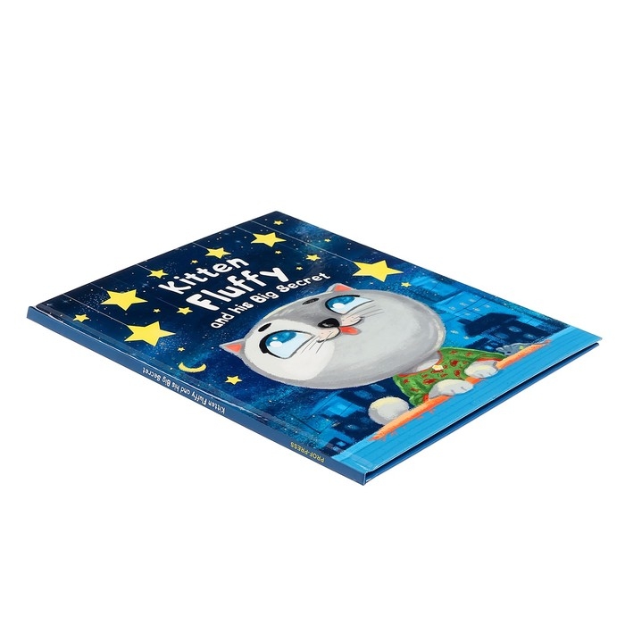 Книга на английском &laquo;Котёнок Пух и его большой секрет. Kitten Fluffy and his Big Secret&raquo;