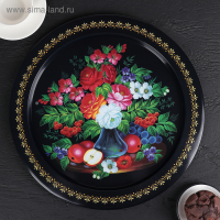 Поднос &laquo;Микс&raquo;, d=38 см, цвет и рисунок МИКС