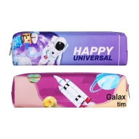 Пенал школьный &laquo;Космонавт&raquo;, на молнии, МИКС