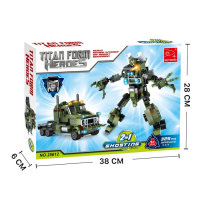 Конструктор Капитан &laquo;Трансформер&raquo;, 2 варианта сборки, 325 деталей