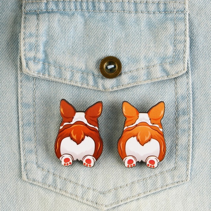 Значки деревянные, неразлучники «Одно приключение», 2 шт., 8 х 12 см. Значки деревянные, неразлучники «Одно приключение», 2 шт., 8 х 12 см.