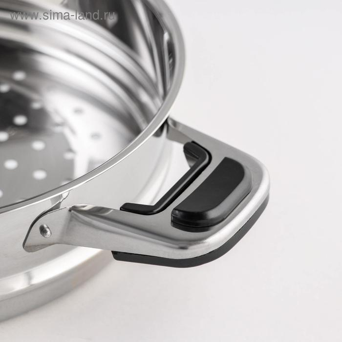 Мантоварка «Алтын», 10,7 л, d=24 см, 2 секции, капсульное дно, стеклянная крышка, индукция Мантоварка «Алтын», 10,7 л, d=24 см, 2 секции, капсульное дно, стеклянная крышка, индукция