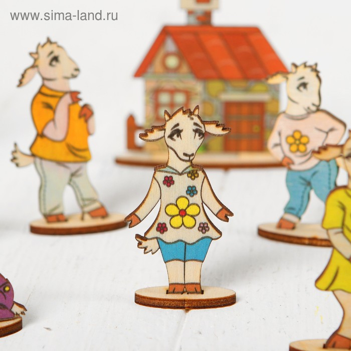 Кукольный театр сказки на столе «Семеро козлят» Кукольный театр сказки на столе «Семеро козлят»