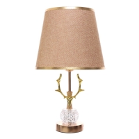 Настольная лампа "Сканди" Е27 40Вт золото 23х23х41 см