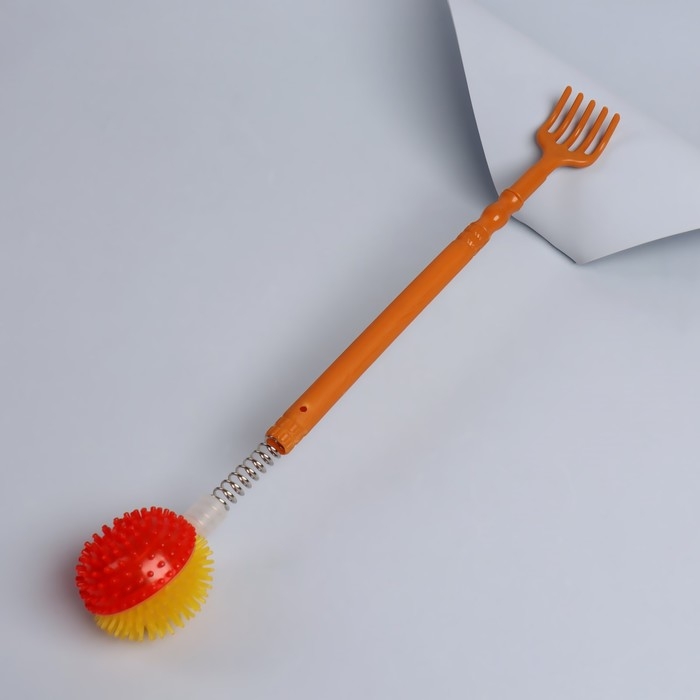 Массажёр - чесалка «Мячик», двусторонний, цвет МИКС Массажёр - чесалка «Мячик», двусторонний, цвет МИКС