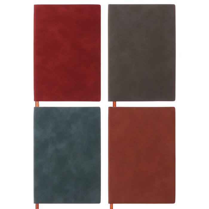 Ежедневник недатированный А5, 80 листов, линия, обложка ЛАЙТ пвх, МИКС