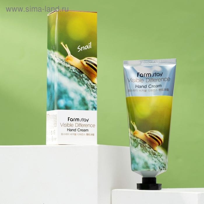 Крем для рук FarmStay, с экстрактом улитки, 100 мл Крем для рук FarmStay, с экстрактом улитки, 100 мл