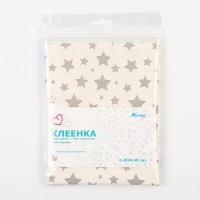 Клеенка подкладная 48х68 см., с ПВХ, с окантовкой, с рисунком