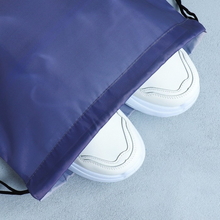 Мешок для обуви, болоньевый материал &laquo;1 сентября&raquo; цвет серый, 30 х 40 см