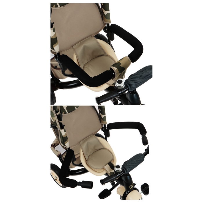 Велосипед трёхколёсный Vivat 1, принт хаки Велосипед трёхколёсный Vivat 1, принт хаки