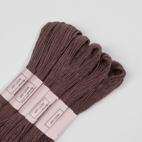 Набор ниток мулине №3860, 8 &plusmn; 1 м, 6 шт, цвет какао