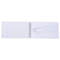 Книга с наклейками и трафаретами &laquo;Альбом дизайнера. Супермодель&raquo;