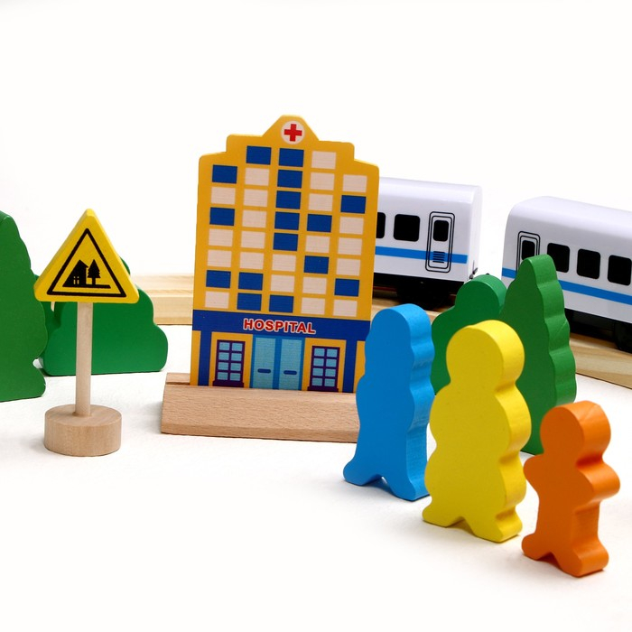 Железная дорога «Город», поезд на батарейках Железная дорога «Город», поезд на батарейках