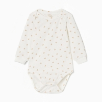 Боди с длинным рукавом, цвет бежевый/сердечки, рост 68 см Боди с длинным рукавом, цвет бежевый/сердечки, рост 68 см