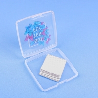 Органайзер для хранения гигиенических принадлежностей &laquo;BUTTERFLY&raquo;, 9,5 &times; 9,5 &times; 1,5 см, цвет прозрачный