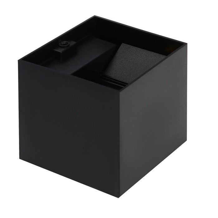 Светильник фасадный &laquo;Куб&raquo;, FSD-063, 6 Вт, 3000К, регулир. луч, IP65, 220 В, пластик, черный   100842