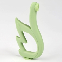 Прорезыватель-массажёр силиконовый для зубов &laquo;Лебедь&raquo;, детский, на присоске, цвета МИКС