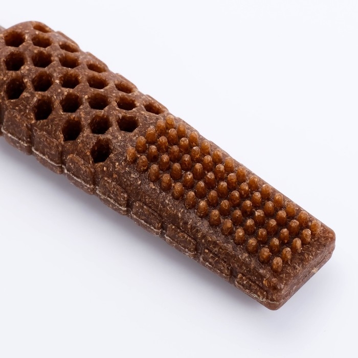 Игрушка для собак Игрушка для собак "Башня", TPR+Бамбук, массажная, 14 х 2,8 см