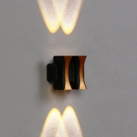 Светильник фасадный &laquo;Элегант&raquo;, FSD-043, 4 Вт, 3000К, 2 луча, IP65, 220 В, пластик, черный