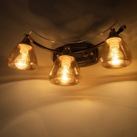 Бра "Солара" 3х14 40Вт черный 47х20х21,5см Бра "Солара" 3х14 40Вт черный 47х20х21,5см