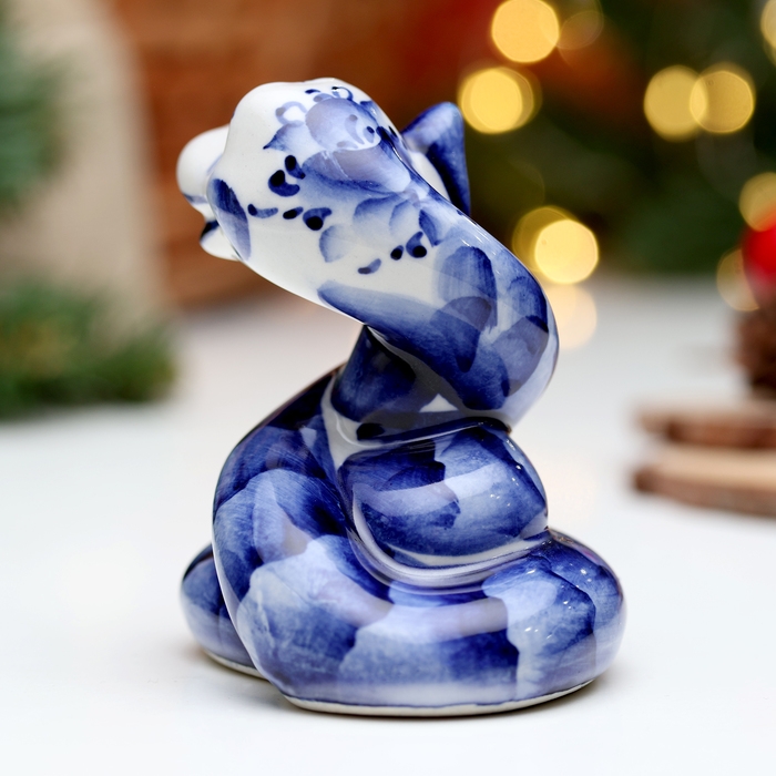 Сувенир &laquo;Удав&raquo;, гжель