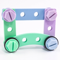 Деревянный конструктор &laquo;Маленький строитель&raquo;, 21,3 &times; 17,5 &times; 4,5 см