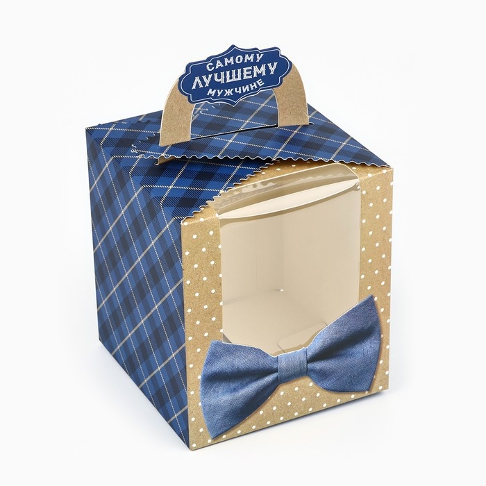 Коробка складная &laquo;Мужской стиль&raquo; 14 х 16 х 14 см