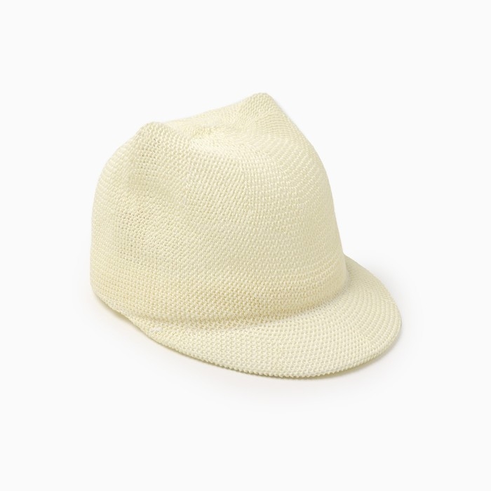 Кепи детская, цвет молочный, размер 52-54 Кепи детская, цвет молочный, размер 52-54