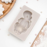 Молд &laquo;Пупсик&raquo;, силикон, 10&times;6,5 см, цвет МИКС