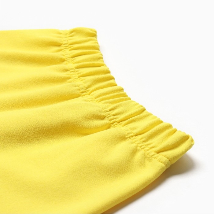 Костюм детский (футболка, шорты) MINAKU: Casual Collection цвет жёлтый, рост 110 см Костюм детский (футболка, шорты) MINAKU: Casual Collection цвет жёлтый, рост 110 см