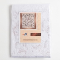 Тюль на кухню со шторной лентой, 145х160 см, цвет белый, 100% полиэстер