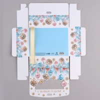 Коробка новогодняя складная &laquo;Новогодние шары&raquo; 16.5 х 12.5 х 5 см, Новый год