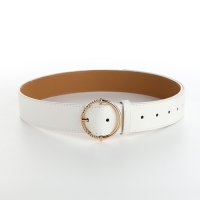 Ремень женский, ширина 4 см, винт, цвет белый Ремень женский, ширина 4 см, винт, цвет белый