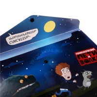 Папка-конверт на кнопке А4, 160 мкм, ErichKrause "Приключения Пети и Волка", полупрозрачная, глянцевая, микс Папка-конверт на кнопке А4, 160 мкм, ErichKrause "Приключения Пети и Волка", полупрозрачная, глянцевая, микс