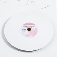 Лента бархатная, с золотым люрексом, 10 мм, 18 &plusmn; 1 м, цвет коричневый №119