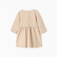 Платье для девочки MINAKU "Nature", цвет бежевый, рост 68-74 см Платье для девочки MINAKU "Nature", цвет бежевый, рост 68-74 см