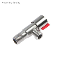 Кран шаровой Accoona A473G-4, 1/2"х1/2" наружная резьба, для быт. приборов, угловой, красный Кран шаровой Accoona A473G-4, 1/2"х1/2" наружная резьба, для быт. приборов, угловой, красный