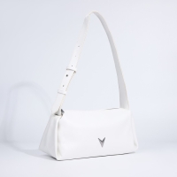 Кросс-боди на молнии, цвет белый