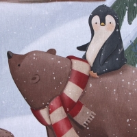 Постельное бельё &laquo;Этель&raquo; 1,5 Christmas night 143х215 см, 150х214 см, 50х70 см -1 шт, 100% хл, бязь