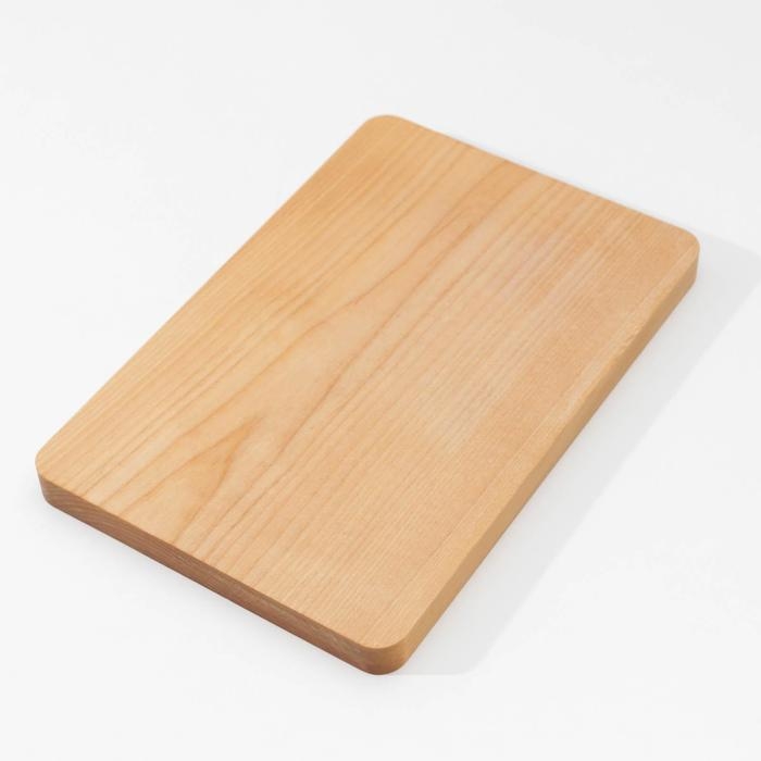 Доска разделочная Доляна, 30&times;19,5&times;2 см, покрыта маслом, цельный массив, берёза