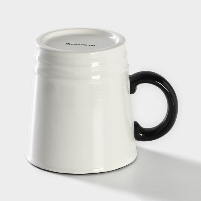 Кружка Доляна «Гурман», 400 мл, цвет белый Кружка Доляна «Гурман», 400 мл, цвет белый