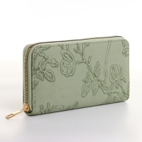 Кошелёк женский на молнии, цвет зелёный Кошелёк женский на молнии, цвет зелёный