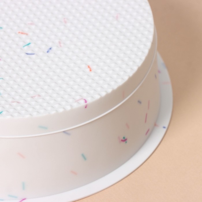 Форма для выпечки KONFINETTA &laquo;Круг&raquo;, силикон, d=20 см (внутренний диаметр 18,5 см), цвет белый