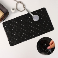 Коврик противоскользящий в ванну на присосках Доляна &laquo;Массажный&raquo;, 37&times;67 см, цвет МИКС